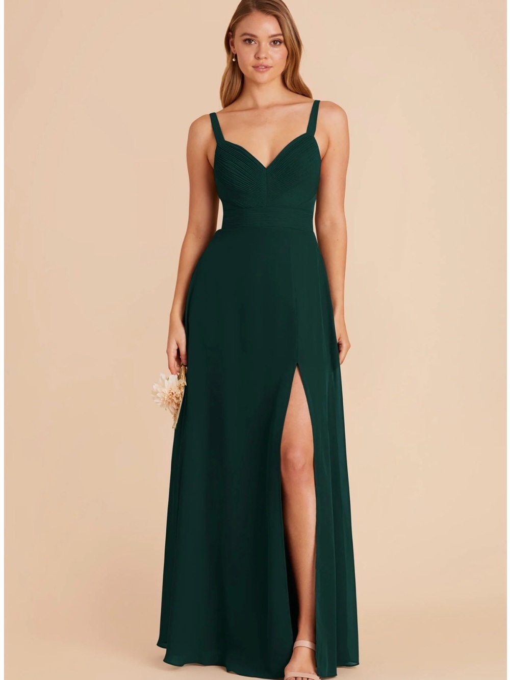 Birdy Grey Chiffon Emerald Deborah Dress
